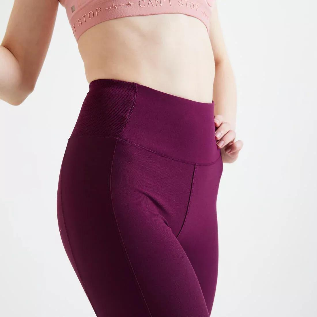 Women Fitness Cardio Leggings With Phone Pocket, Black, , large image number 8