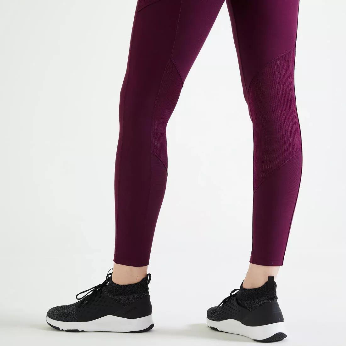 Women Fitness Cardio Leggings With Phone Pocket, Black, , large image number 9