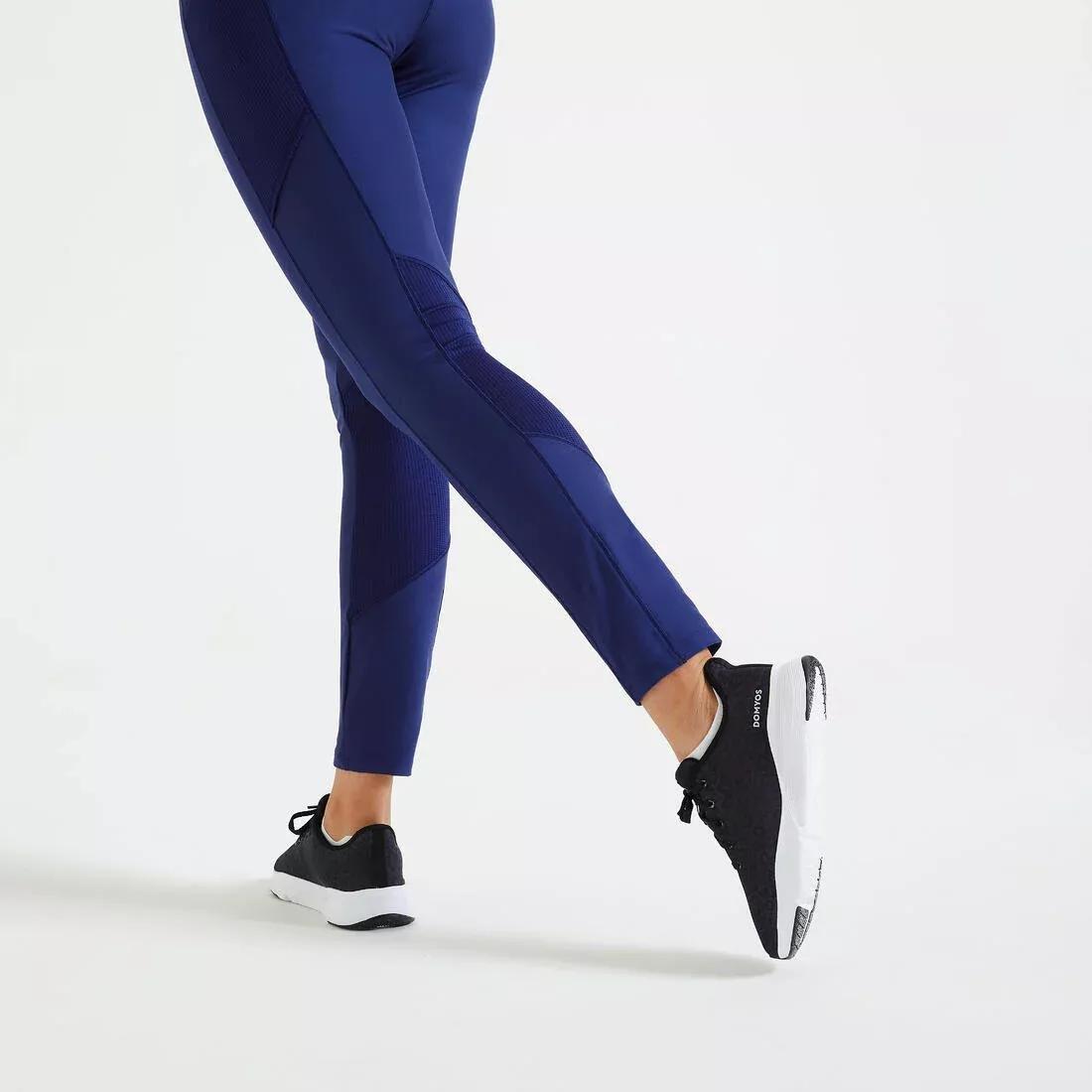 Women Fitness Cardio Leggings With Phone Pocket, Blue, No Color, large image number 11