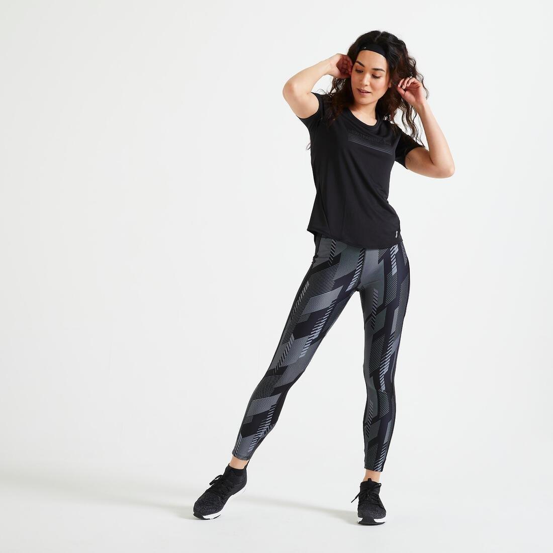 Fitness Leggings With Phone Pocket, Grey, No Color, large image number 7