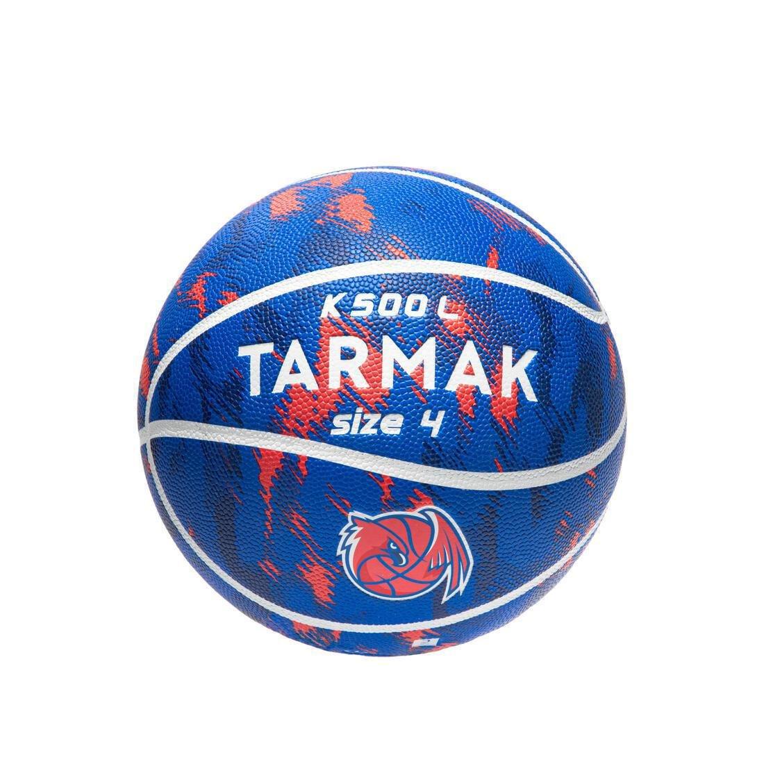 Kids Basketball Size 4 K500 Aniball, Green, No Color, large image number 2