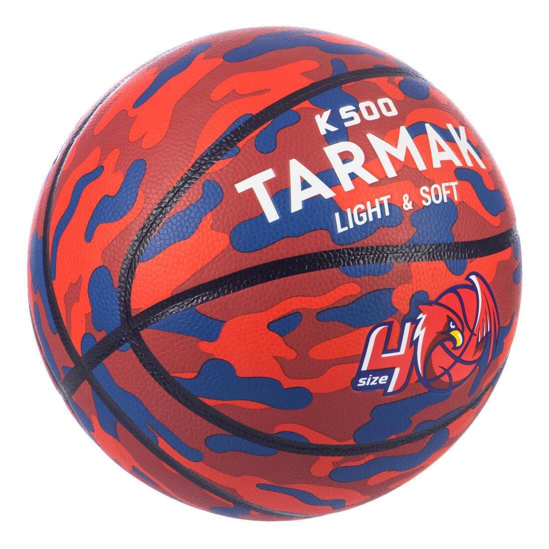 Kids Basketball Size 4 K500 Aniball, Green, No Color, large image number 6