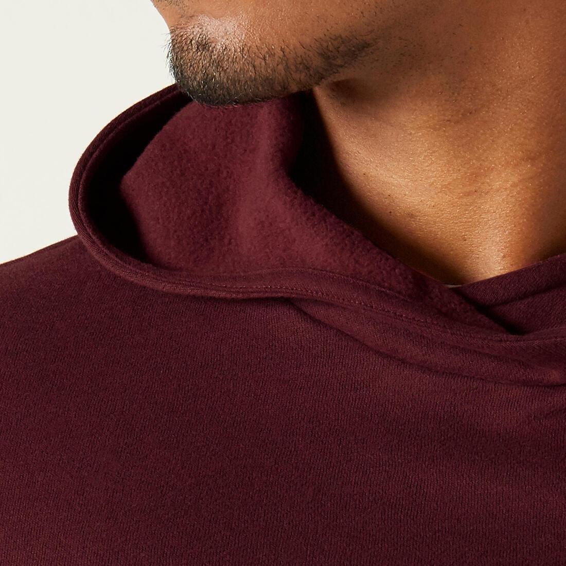 Fitness Hoodie With Kangaroo Pocket Pattern, Black, , large image number 14