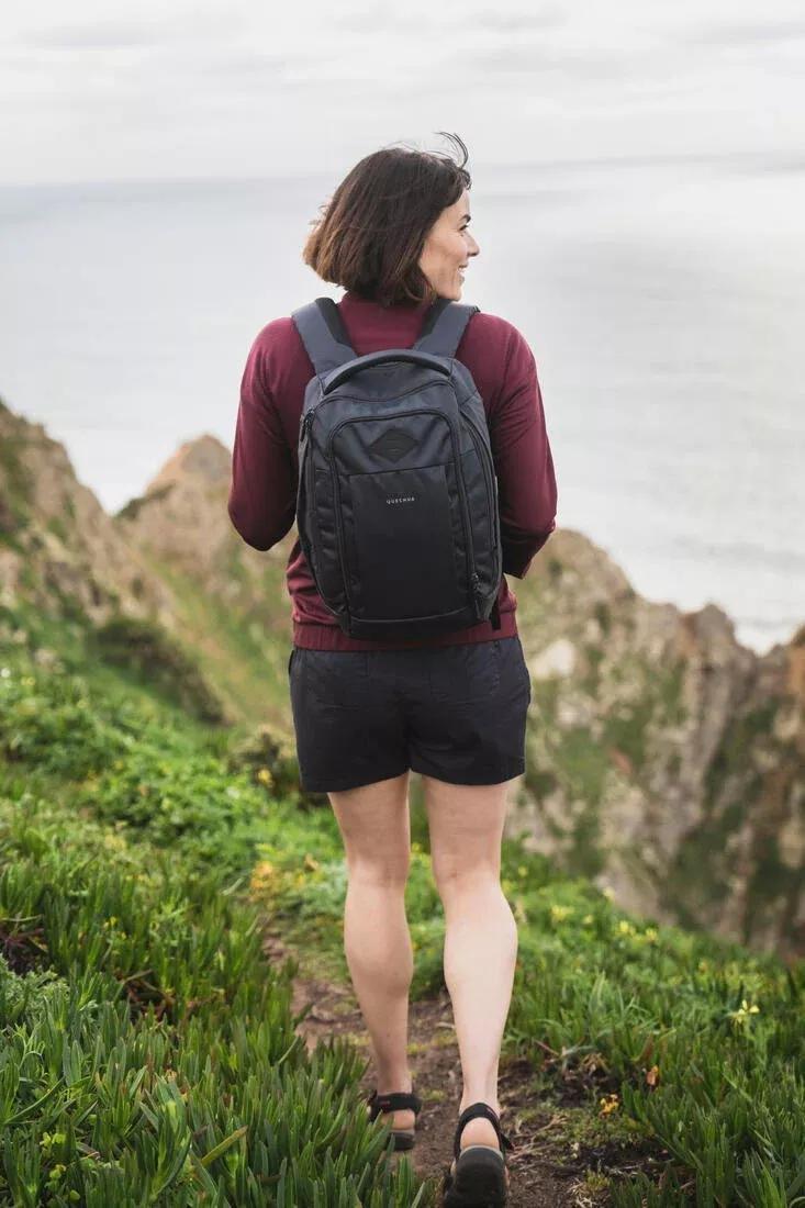 CARBON GREY Women's Country Walking Skort, 5401_000, large image number 7