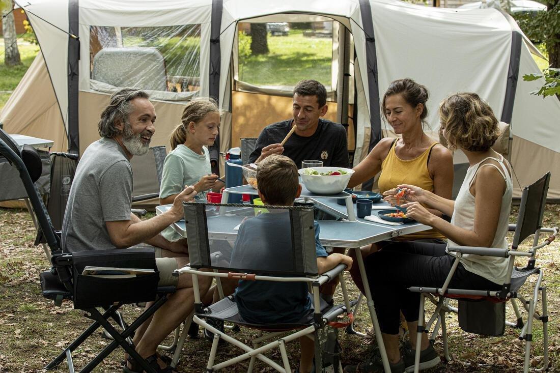 Hexagonal And Sociable Camping Table - 6 Person, Green, No Color, large image number 10