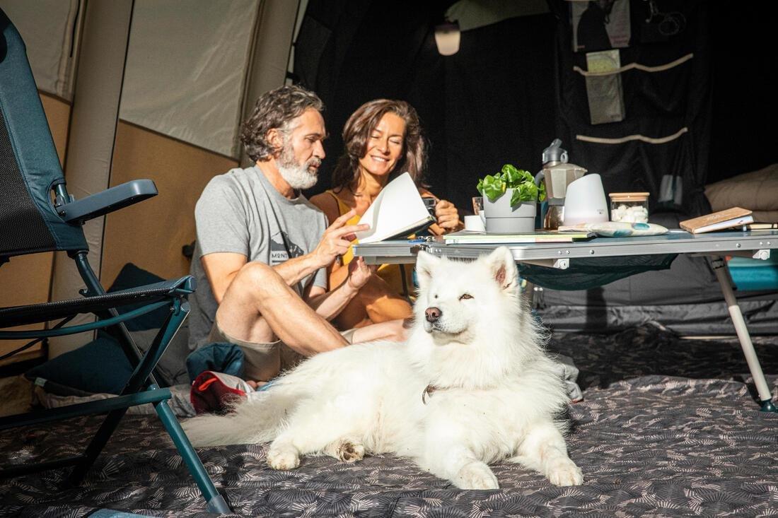 Hexagonal And Sociable Camping Table - 6 Person, Green, No Color, large image number 12