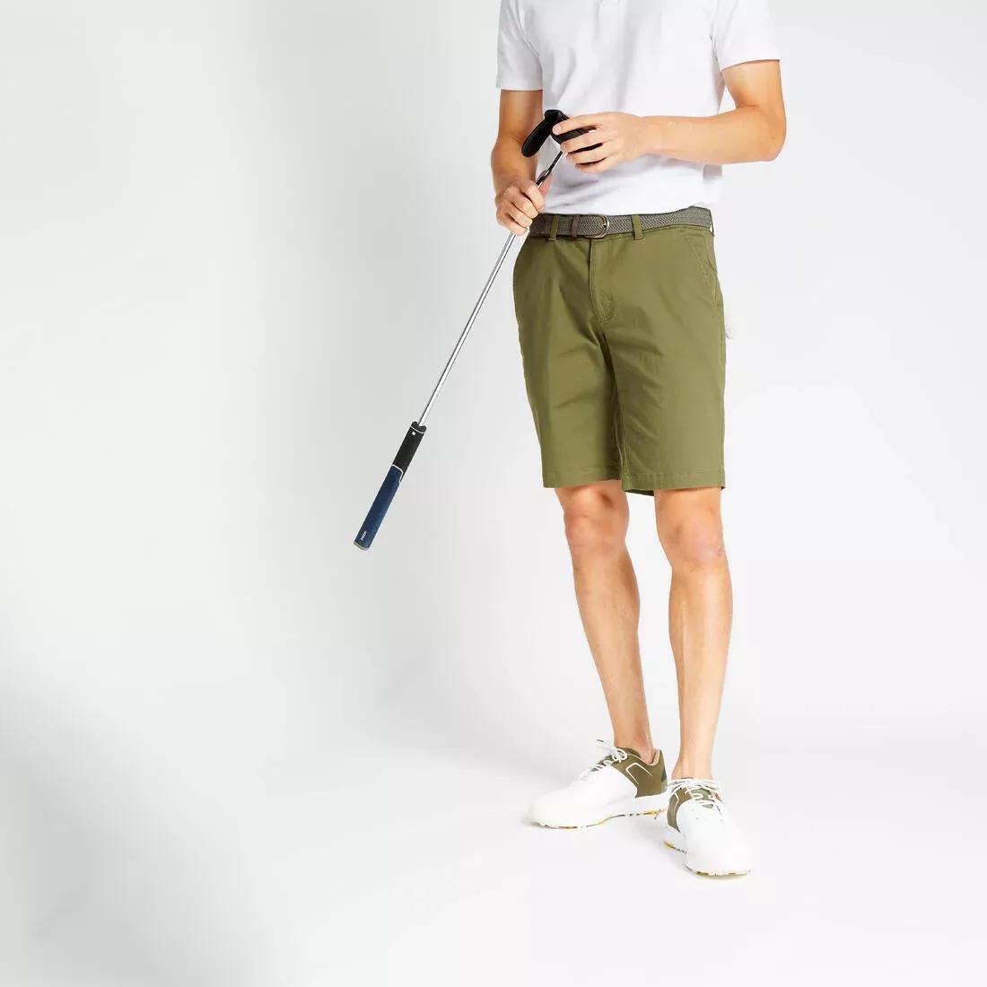 Mens Golf Shorts Mw500, Green, , large image number 4