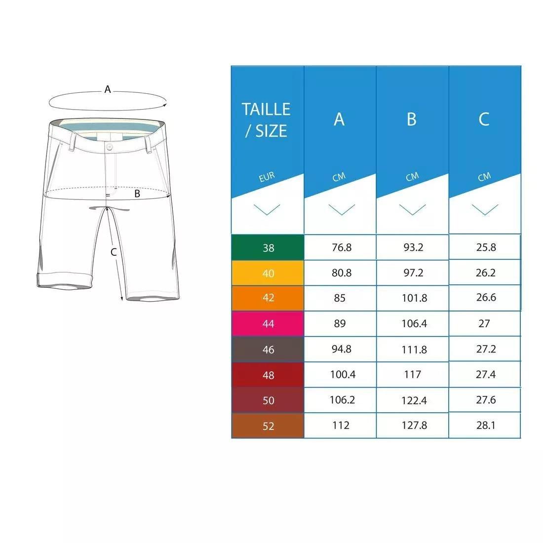 Mens Golf Shorts Mw500, Green, , large image number 7