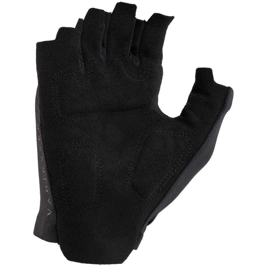 Road Cycling Gloves, Black, No Color, large image number 1