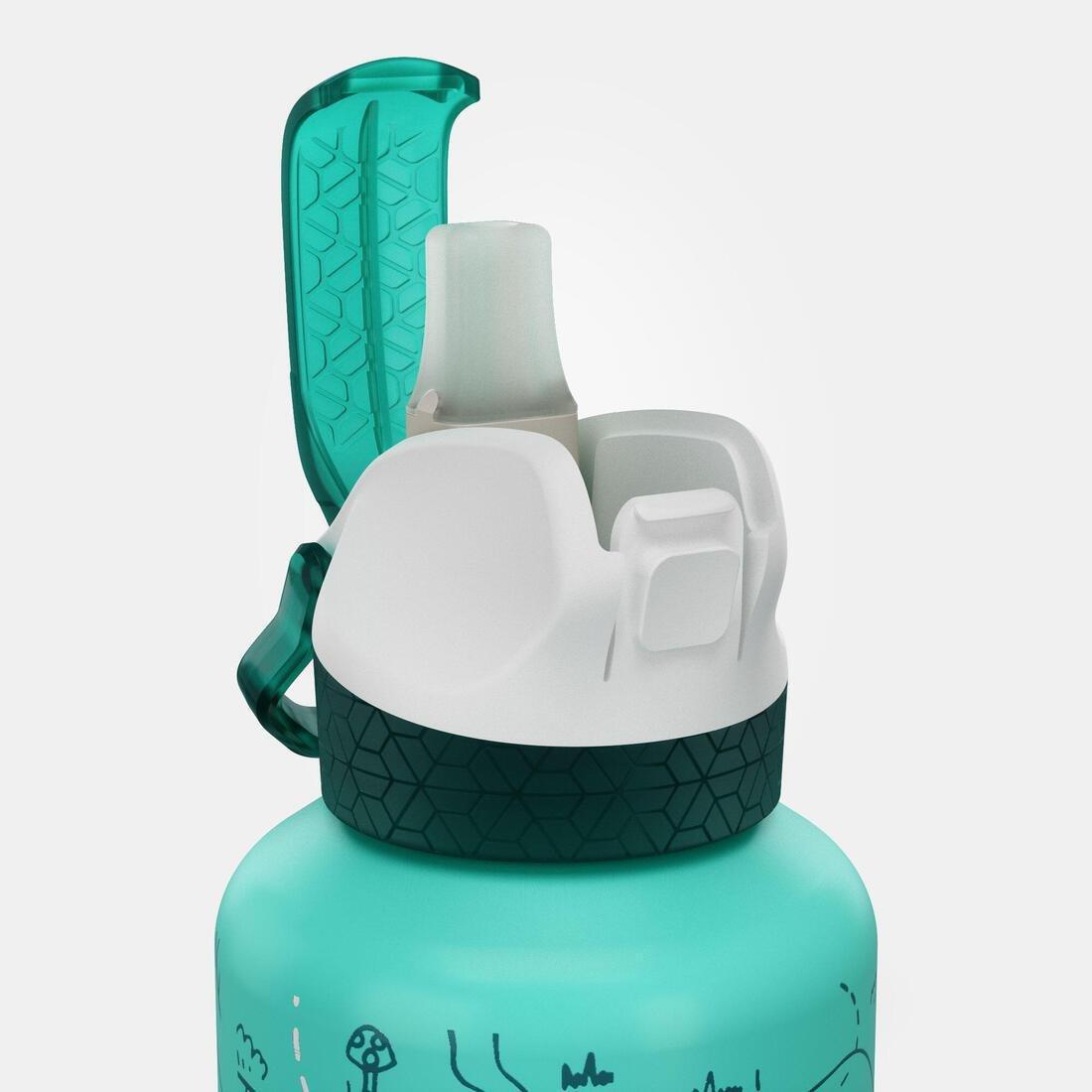 Aluminium Hiking Water Bottle 900 Instant Cap With Straw 0.6 Litre, Blue, No Color, large image number 6
