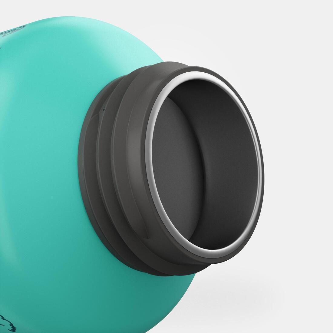 Aluminium Hiking Water Bottle 900 Instant Cap With Straw 0.6 Litre, Blue, 5401_000, large image number 7