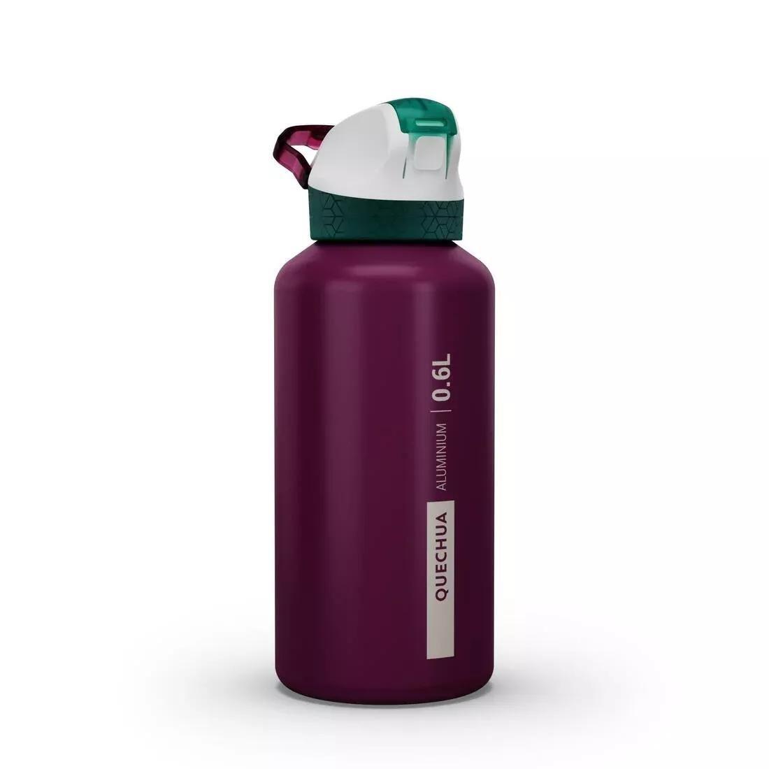 Aluminium Hiking Water Bottle 900 Instant Cap With Straw 0.6 Litre, Green, No Color, large image number 11
