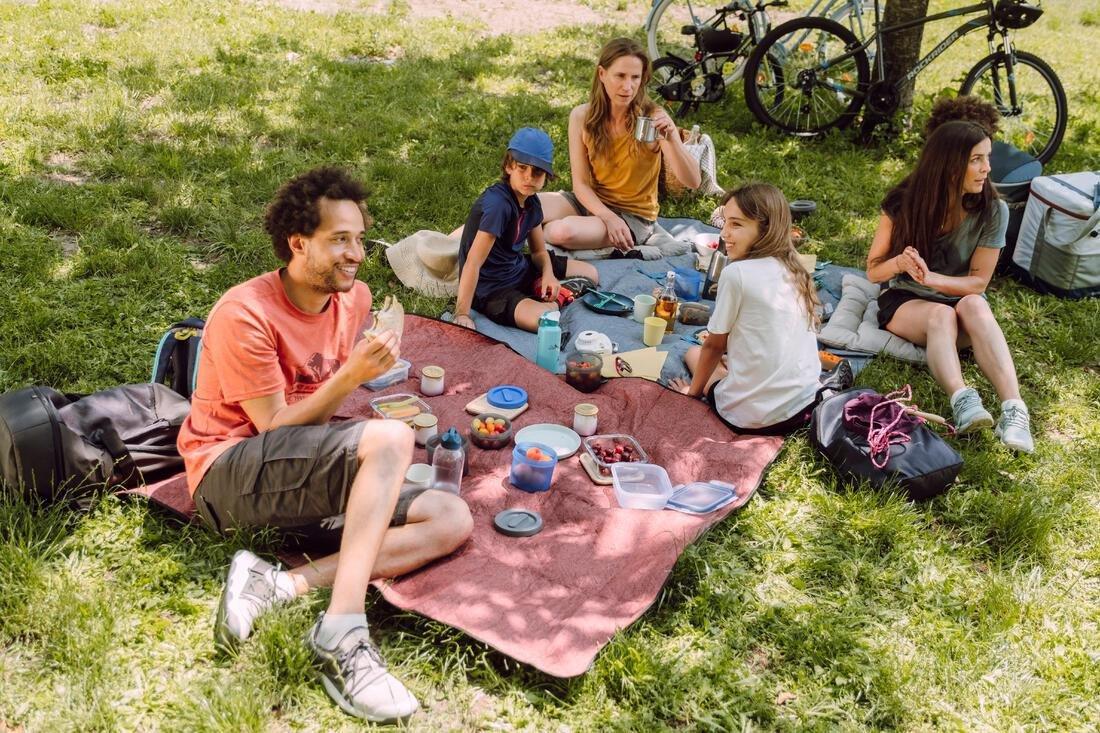 Camping And Hiking Blanket - 140 X 170 Cm, Pink, No Color, large image number 7