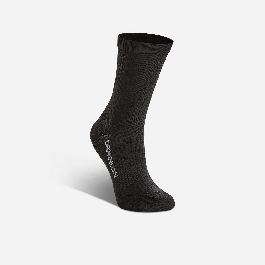 VAN RYSEL - 900 Summer Road Cycling Socks, Black