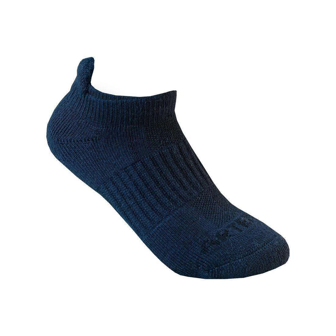 Kids Unisex Low Tennis Socks - Tri-Pack Rs 500, Black, , large image number 3