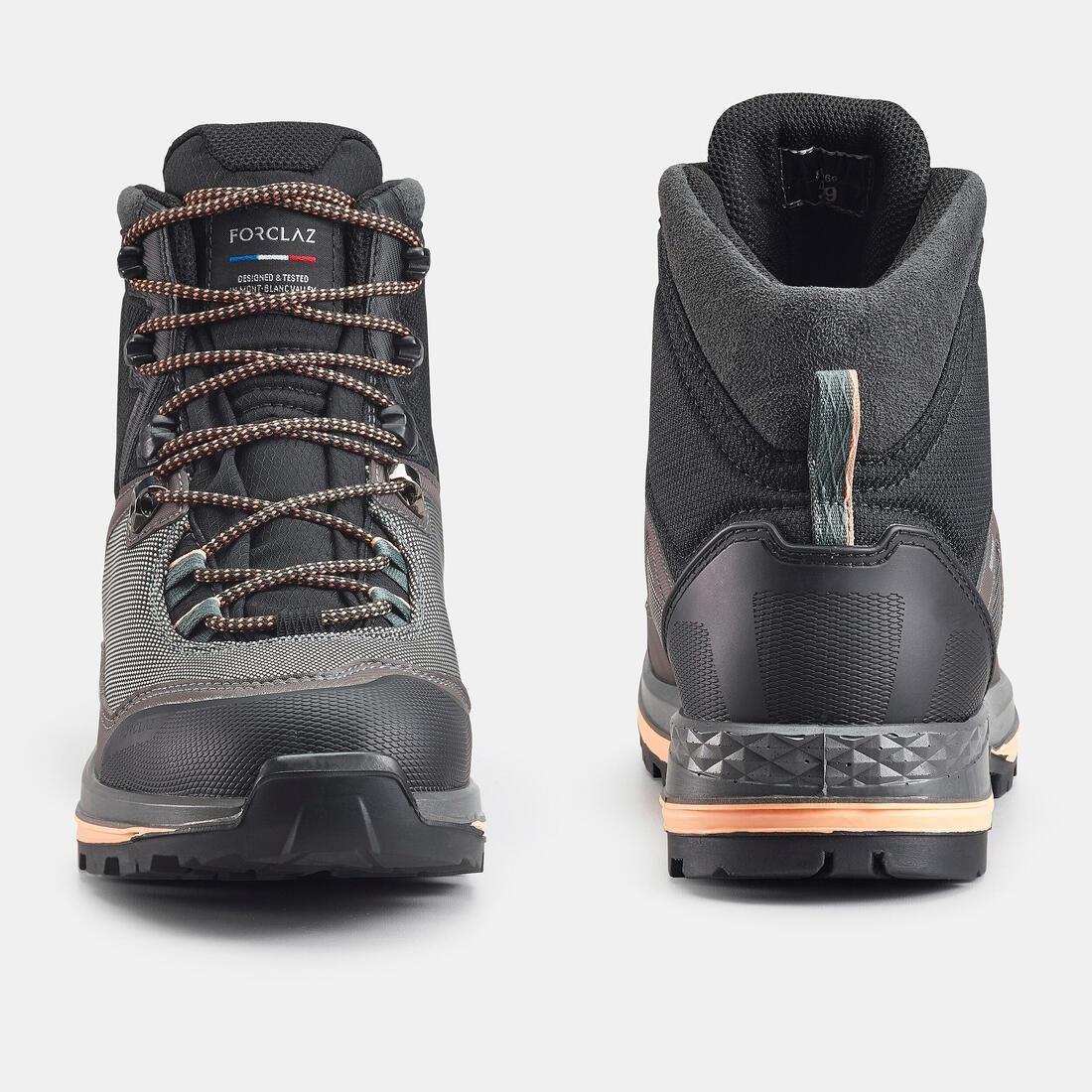 Women Waterproof High Trekking Boots - Mt100, Grey, 5401_000, large image number 3