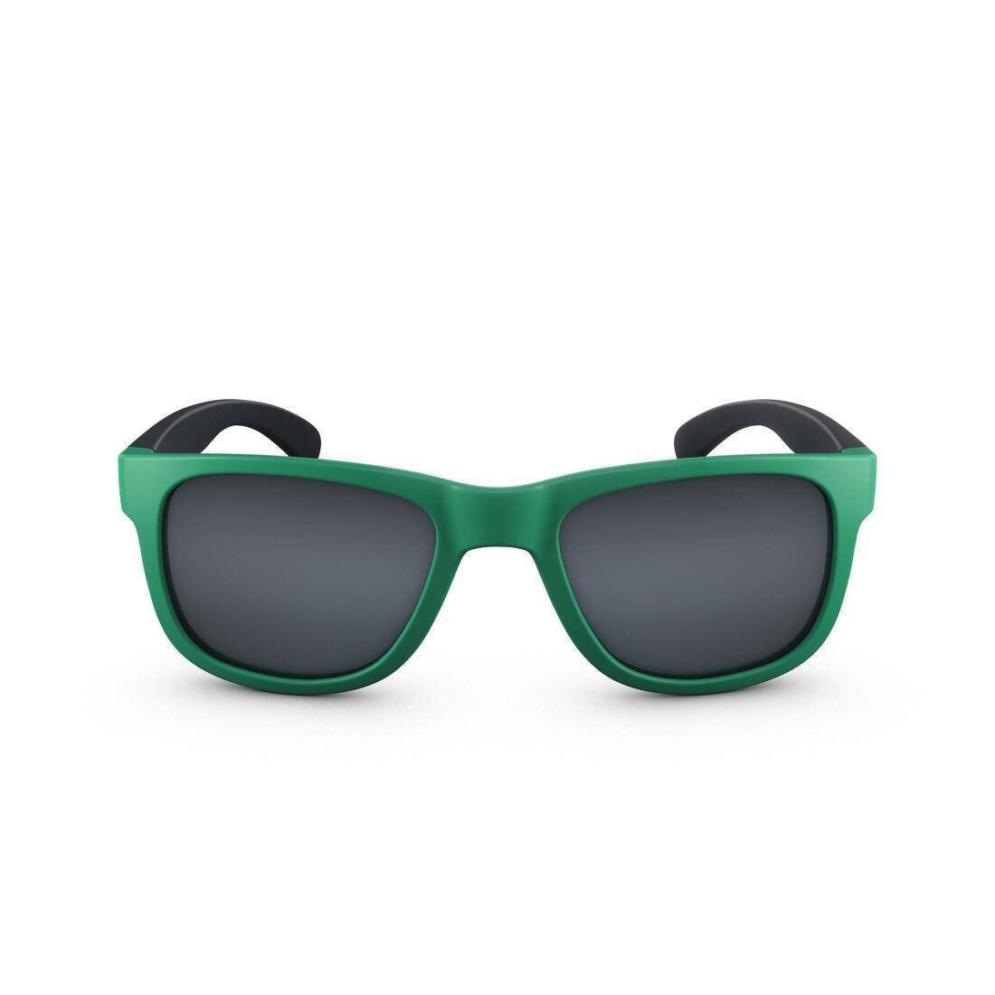 Kids Hiking Sunglasses Aged - Mh K140 - Category 3, Green, No Color, large image number 1