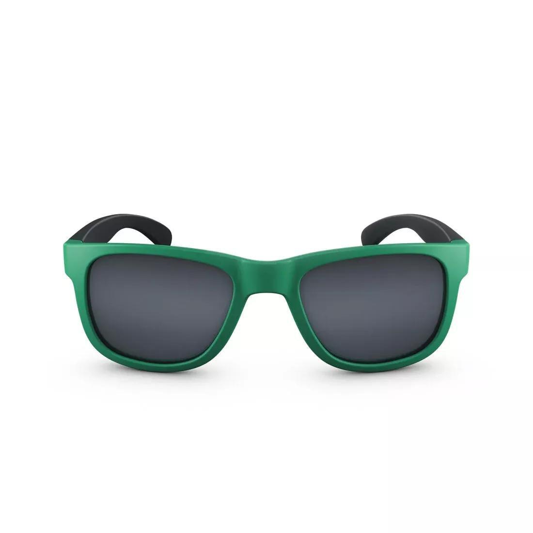 Kids Hiking Sunglasses Aged - Mh K140 - Category 3, Green, No Color, medium