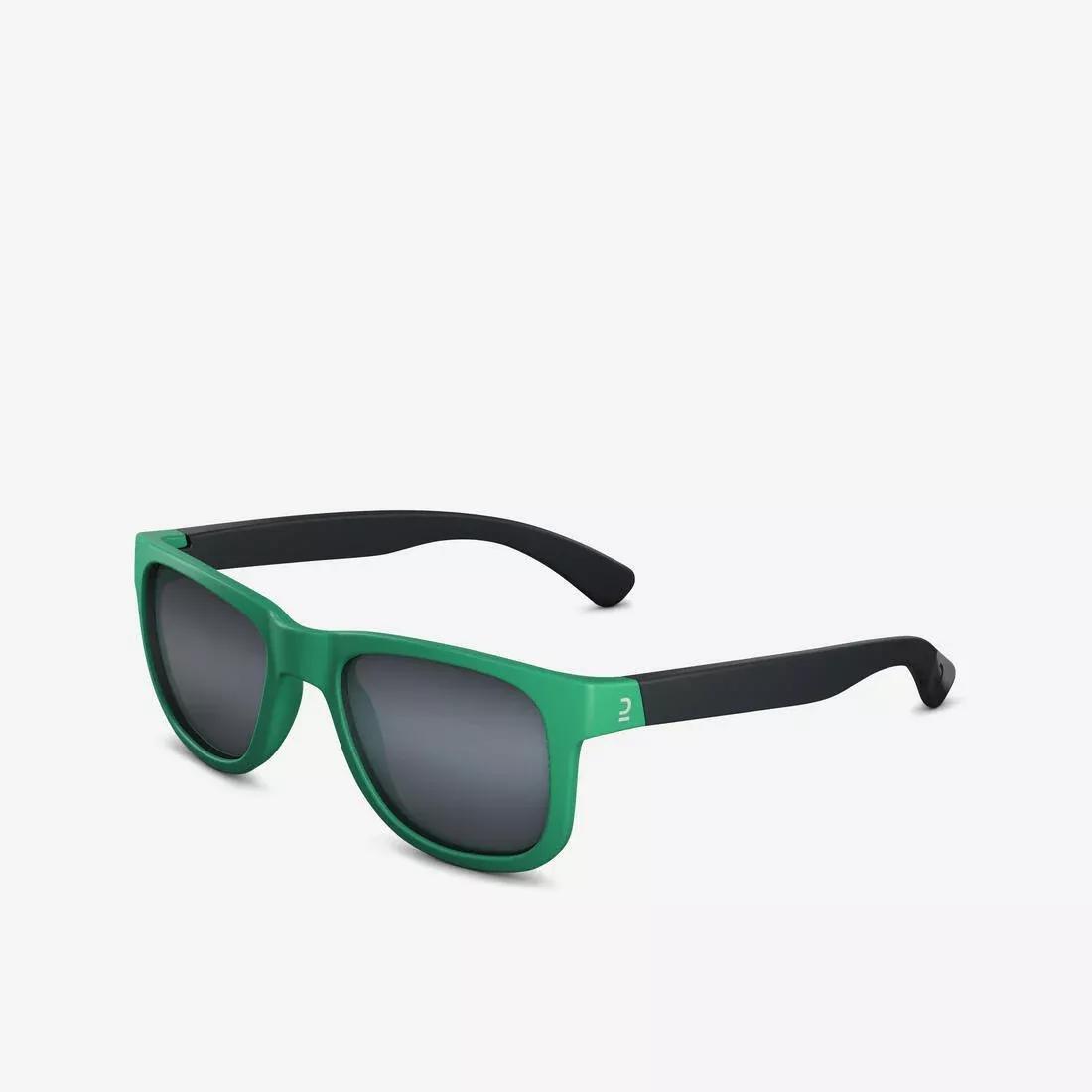 Kids Hiking Sunglasses Aged - Mh K140 - Category 3, Green, No Color, large image number 2