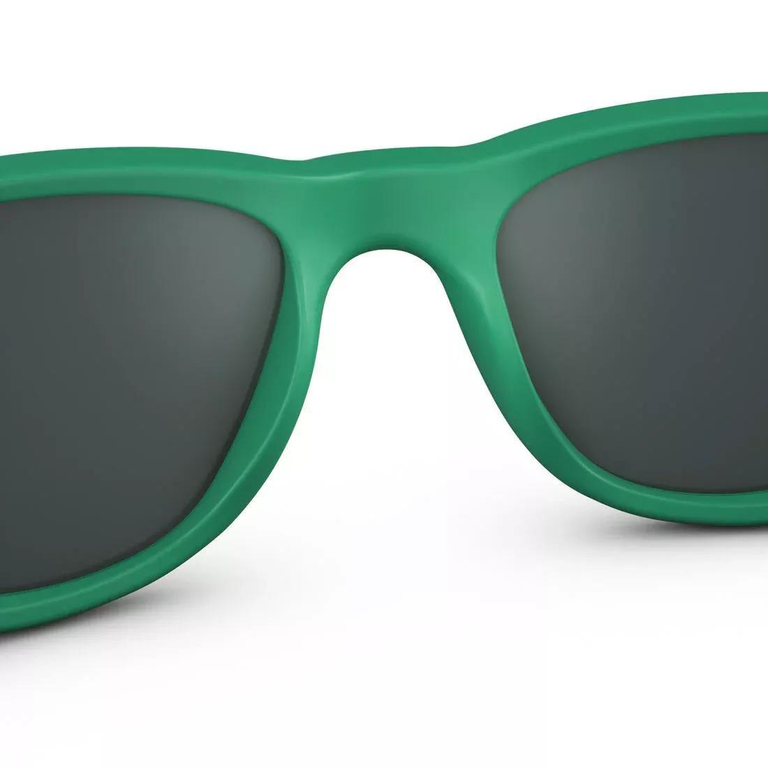 Kids Hiking Sunglasses Aged - Mh K140 - Category 3, Green, No Color, large image number 3