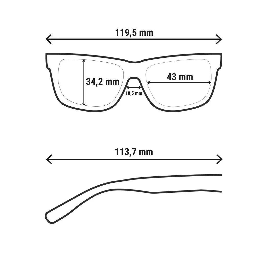 Kids Hiking Sunglasses Aged - Mh K140 - Category 3, Green, No Color, large image number 8