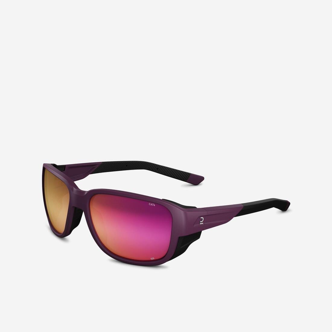 Unisex Hiking Sunglasses - Mh570 Category 4Hd, Hurricane Blue, No Color, large image number 4