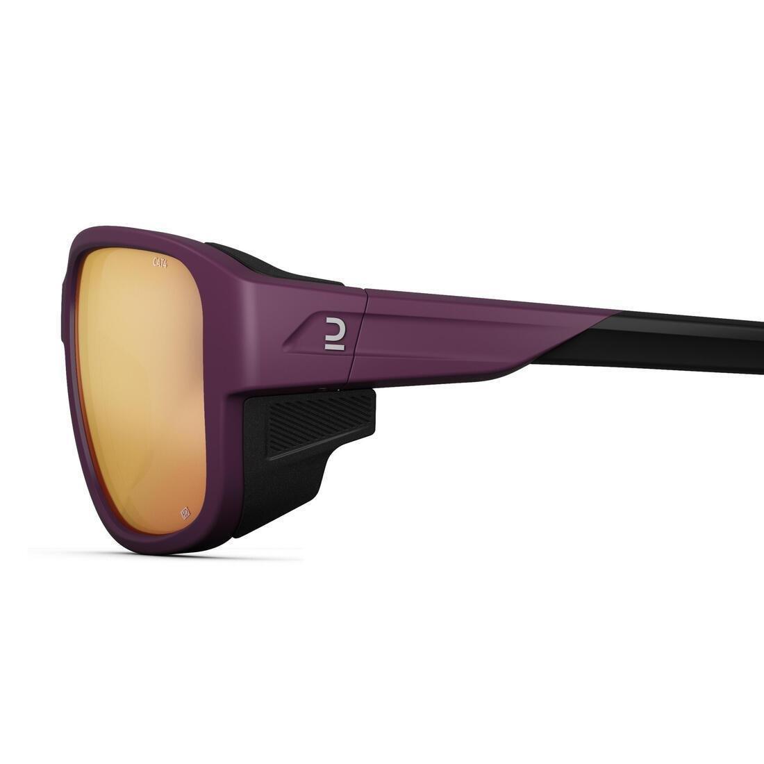 Unisex Hiking Sunglasses - Mh570 Category 4Hd, Hurricane Blue, No Color, large image number 7