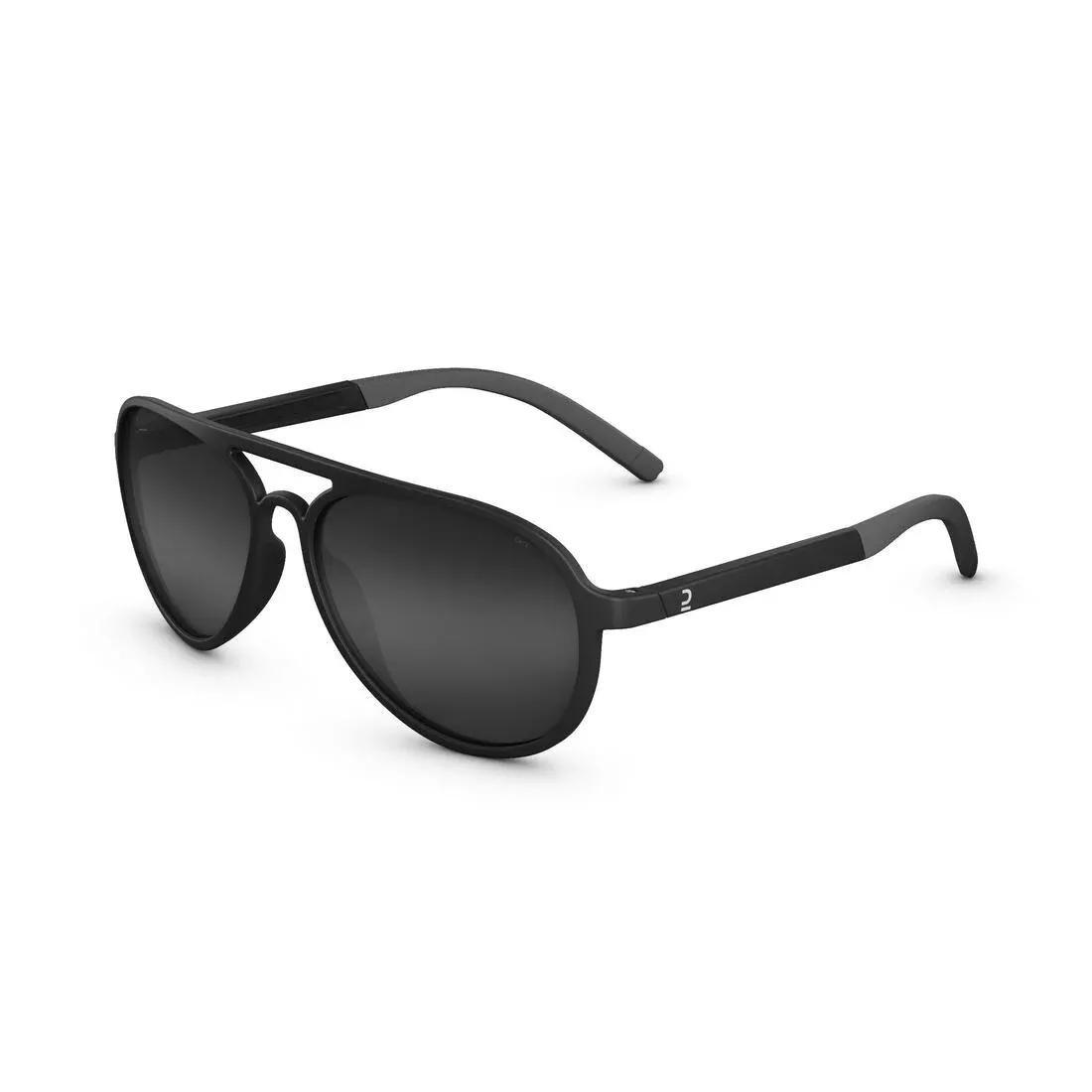 Hiking Sunglasses - Mh120 - Polarising Category 3, Grey, No Color, medium