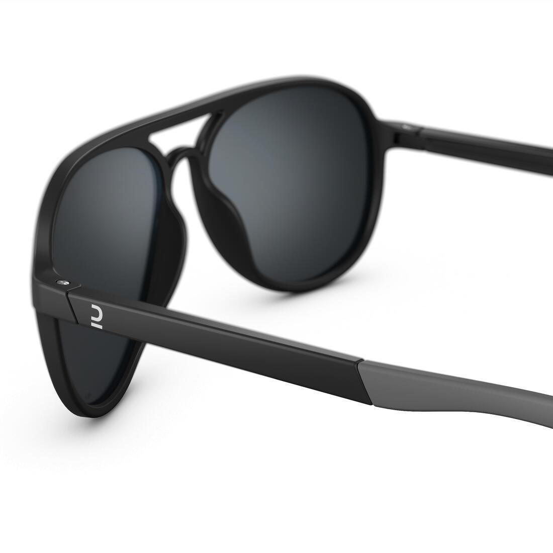 Hiking Sunglasses - Mh120 - Polarising Category 3, Grey, No Color, large image number 3