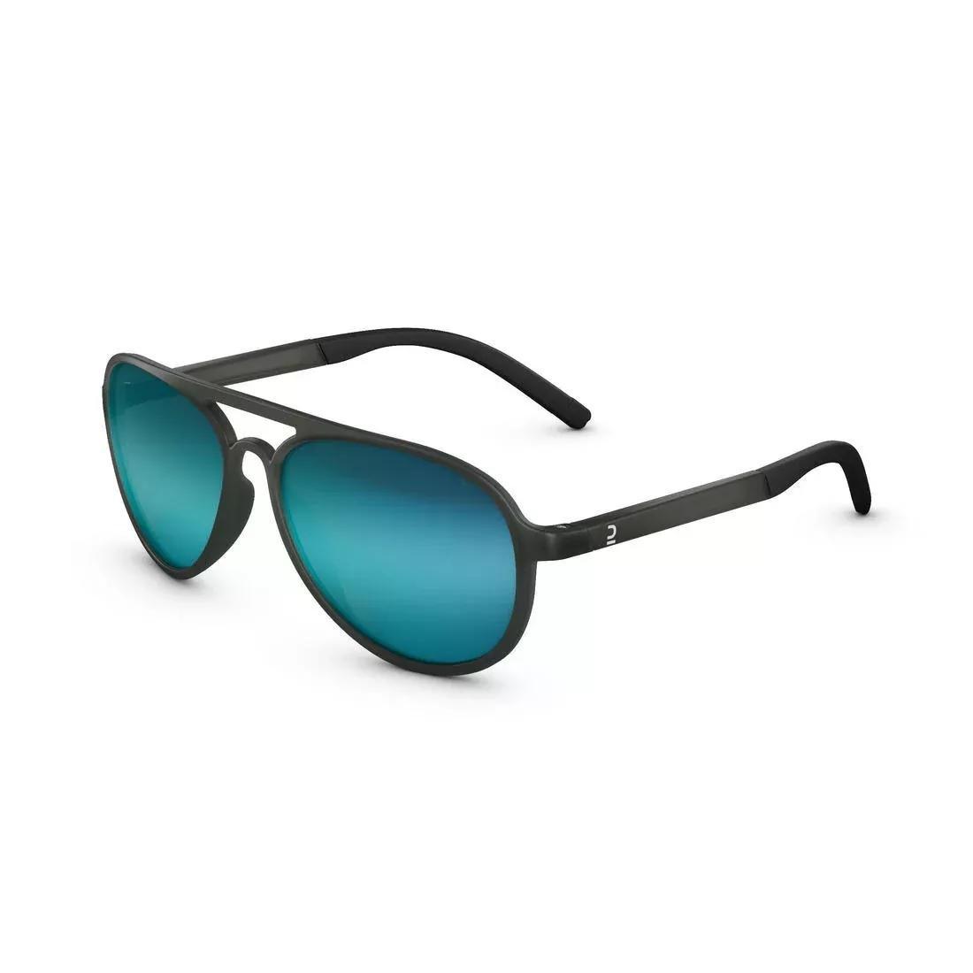 QUECHUA - Hiking Sunglasses - Mh120A - Category 3, Black