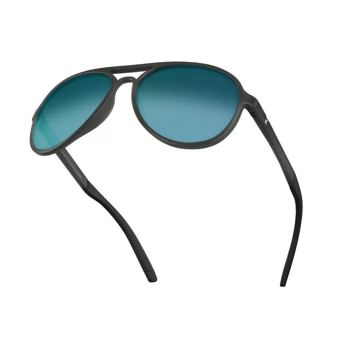 QUECHUA - Hiking Sunglasses - Mh120A - Category 3, Black