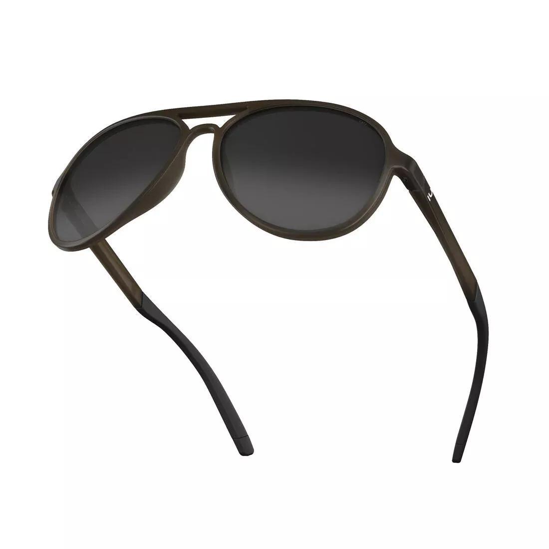 QUECHUA - Hiking Sunglasses - Mh120A - Category 3, Black