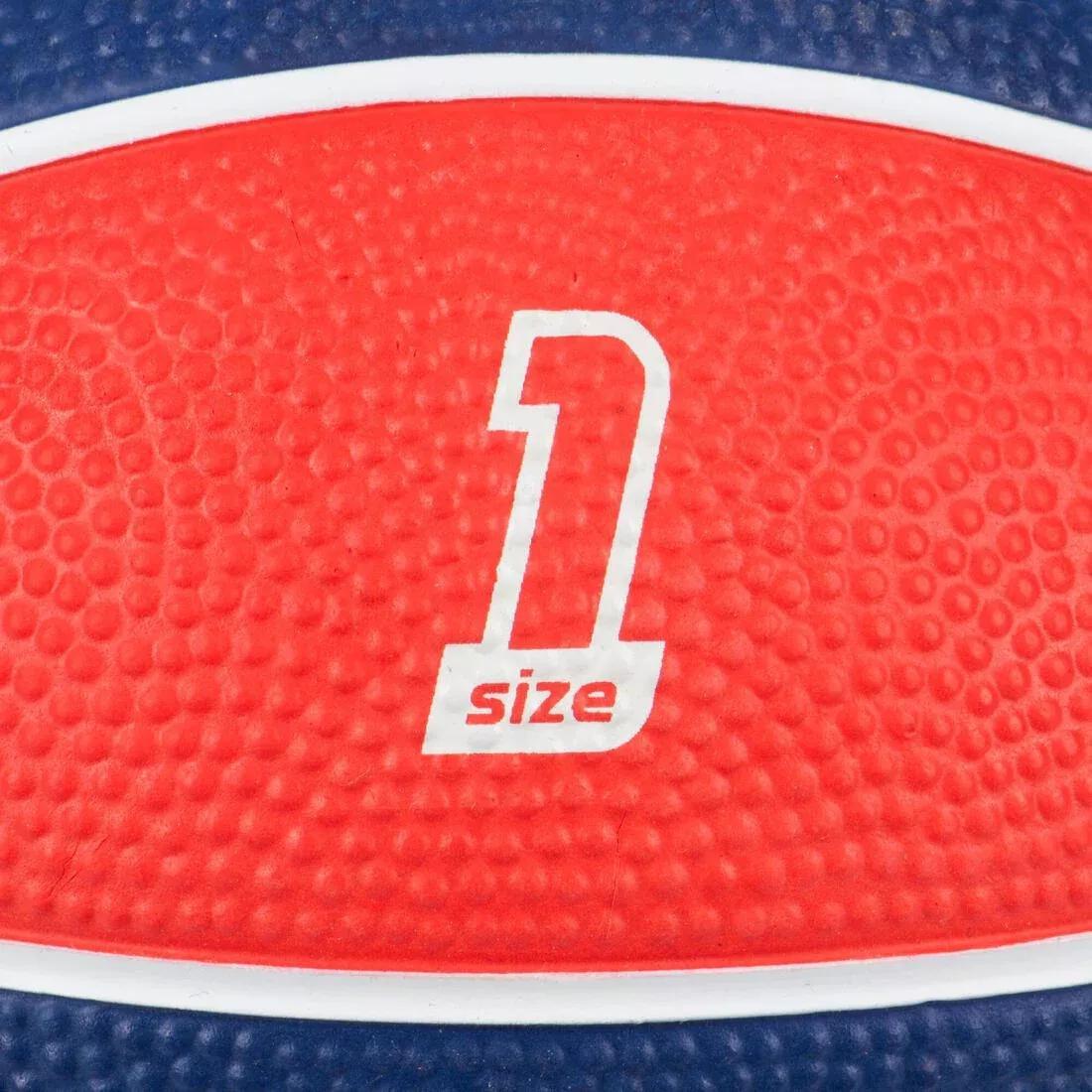 Kids Girls Basketball - Size 1 K100 Rubber, Pink, No Color, large image number 8