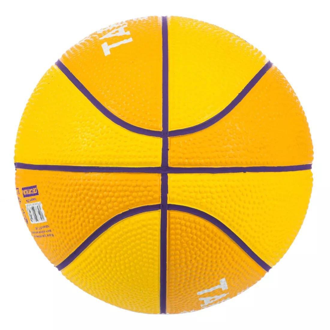 Kids Girls Basketball - Size 1 K100 Rubber, Pink, No Color, large image number 11