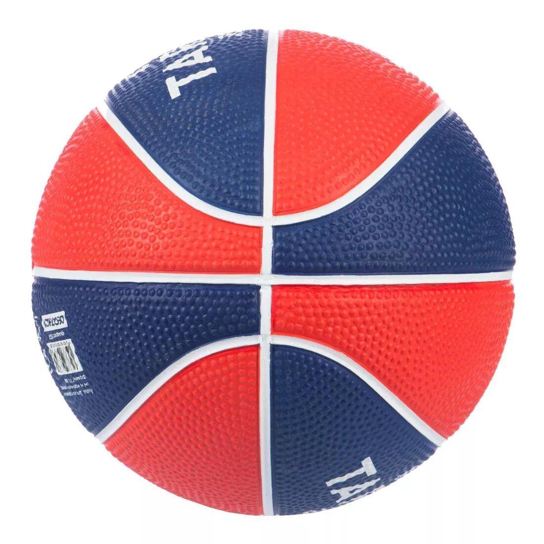 Kids Girls Basketball - Size 1 K100 Rubber, Pink, No Color, large image number 13