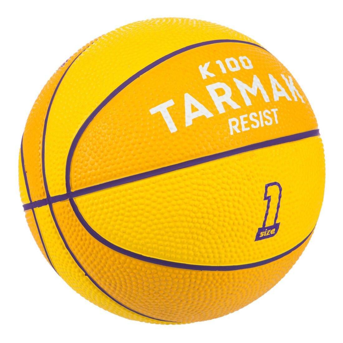 Mini B Kids' 1 Basketball. -Yellow, No Color, medium