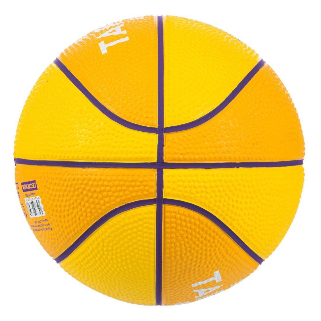 Mini B Kids' 1 Basketball. -Yellow, No Color, large image number 2