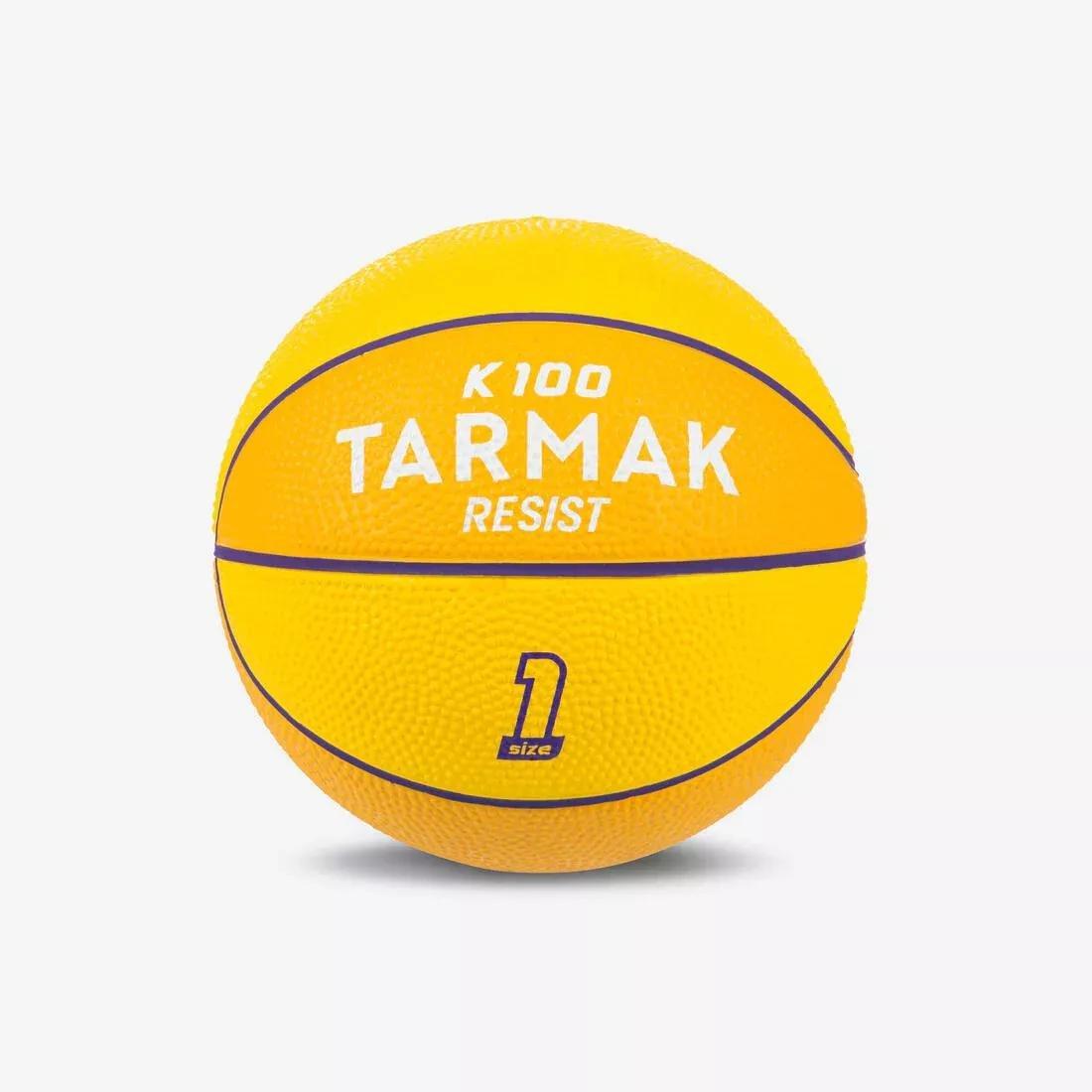 Mini B Kids' 1 Basketball. -Yellow, No Color, large image number 4