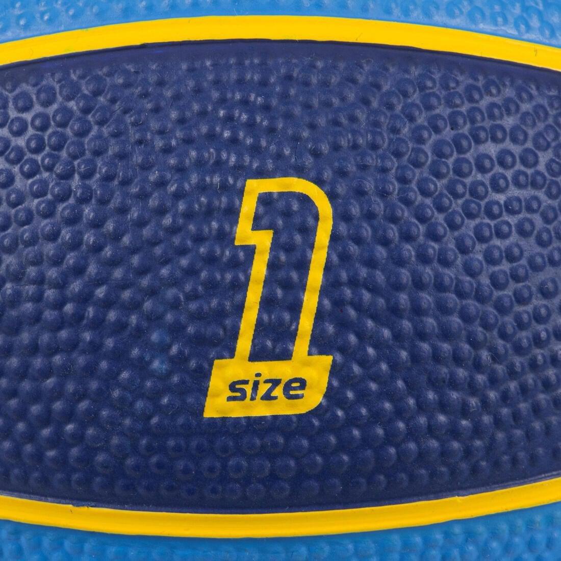 Mini B Kids' 1 Basketball. -Blue, No Color, large image number 2