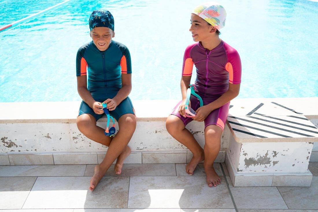 Kids Boys Swimming Suit - Shorty 100 Kloupi, Blue, No Color, large image number 7