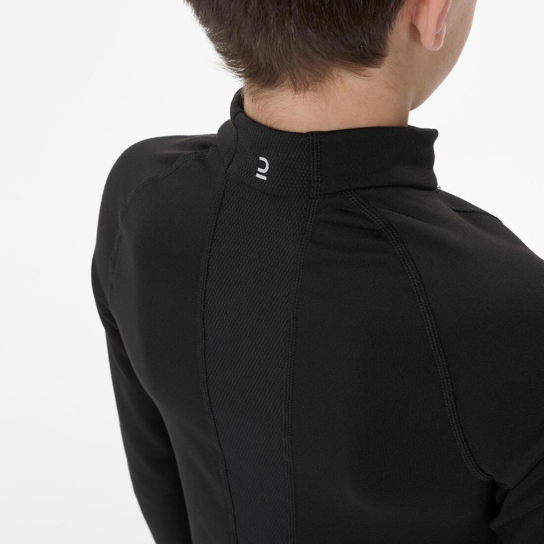 Kids Ski Base Layer Top - Bl500, Black, , large image number 1