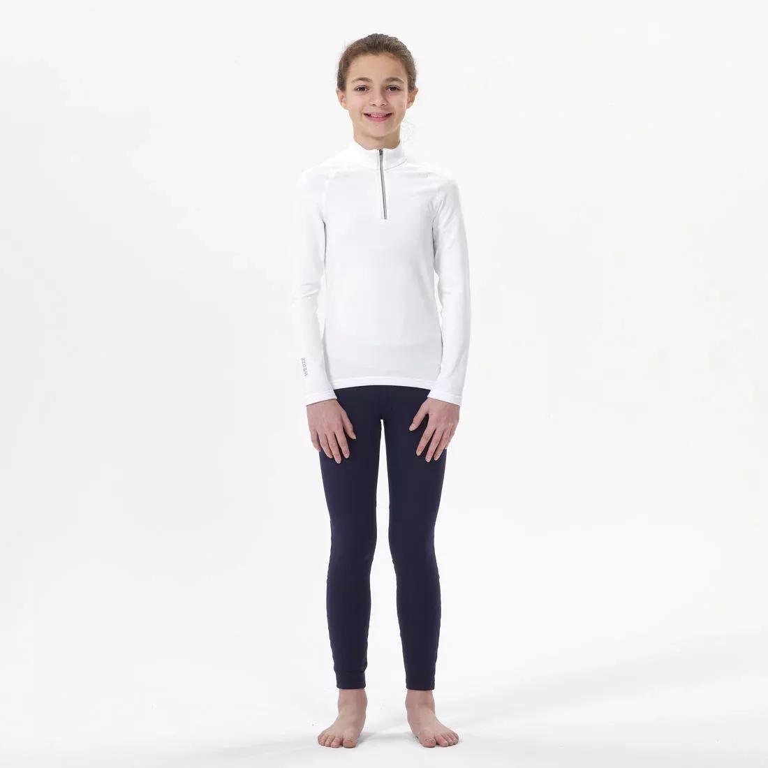 Kids Boys Thermal Ski Base Layer Trousers - Bl 500, Navy Blue, , large image number 1