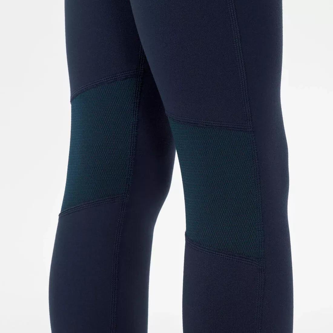 Kids Boys Thermal Ski Base Layer Trousers - Bl 500, Navy Blue, , large image number 5