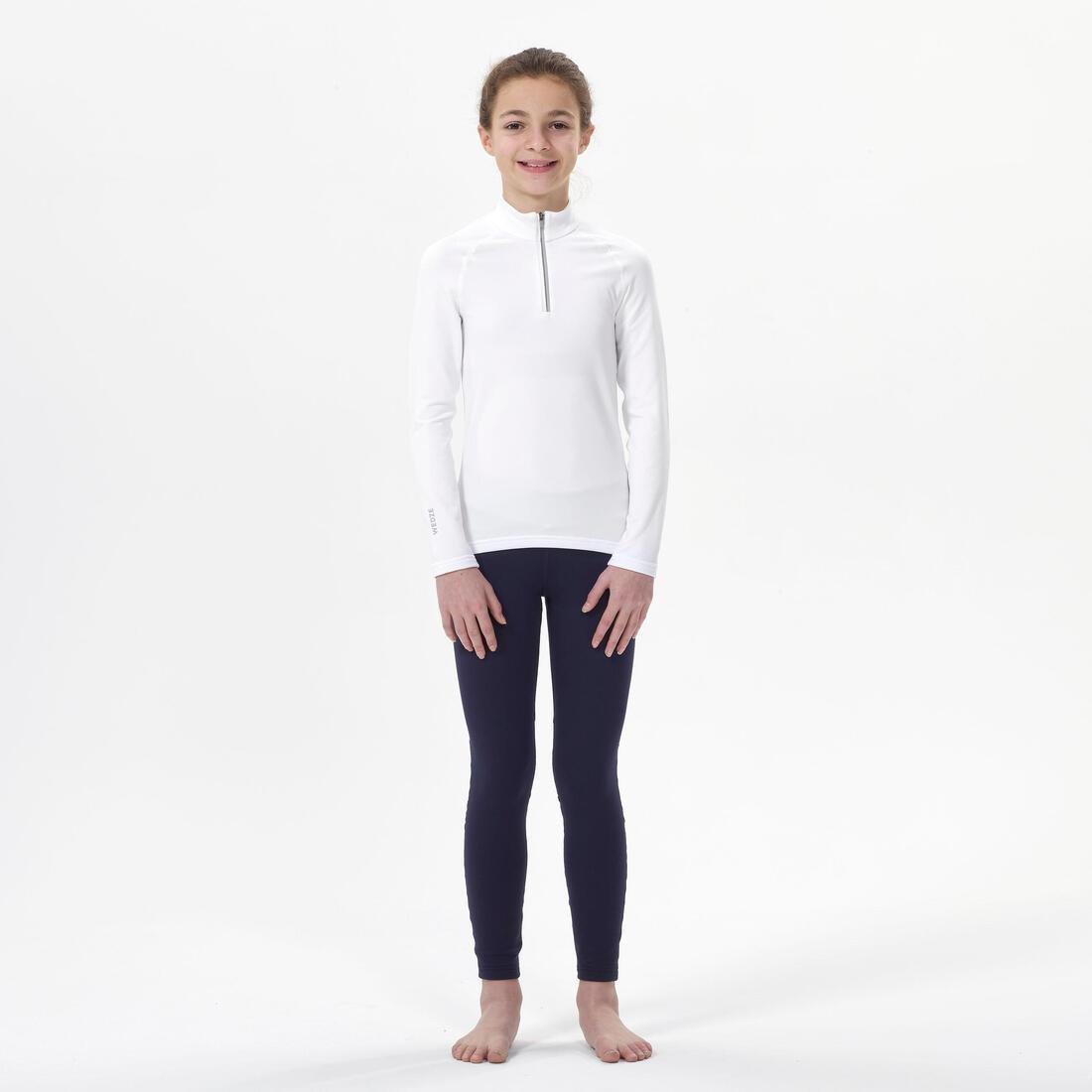 Kids Boys Thermal Ski Base Layer Trousers - Bl 500, Navy Blue, , large image number 11