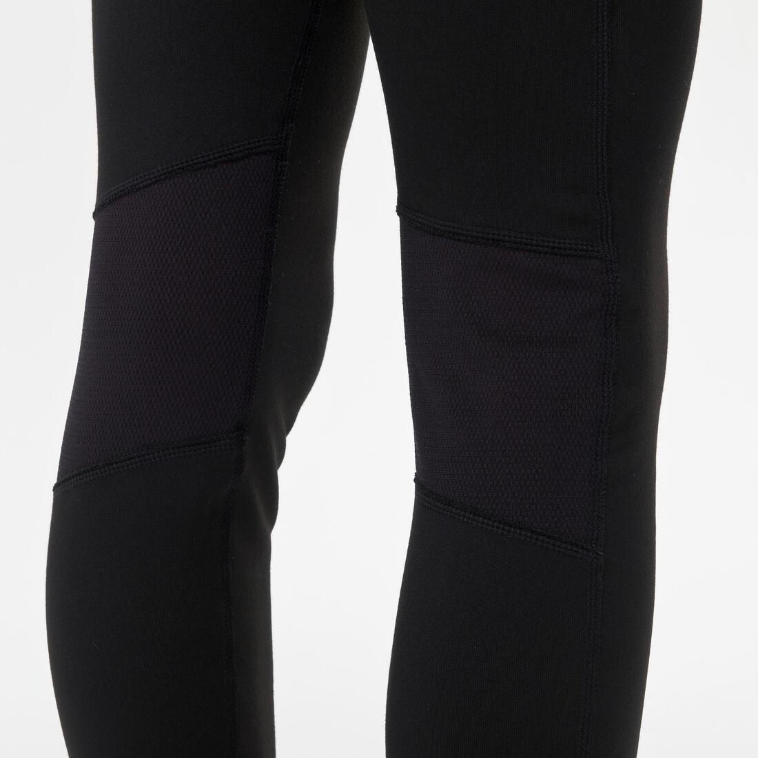 Kids Ski Base Layer Bottoms - Bl 500, Black, , large image number 6