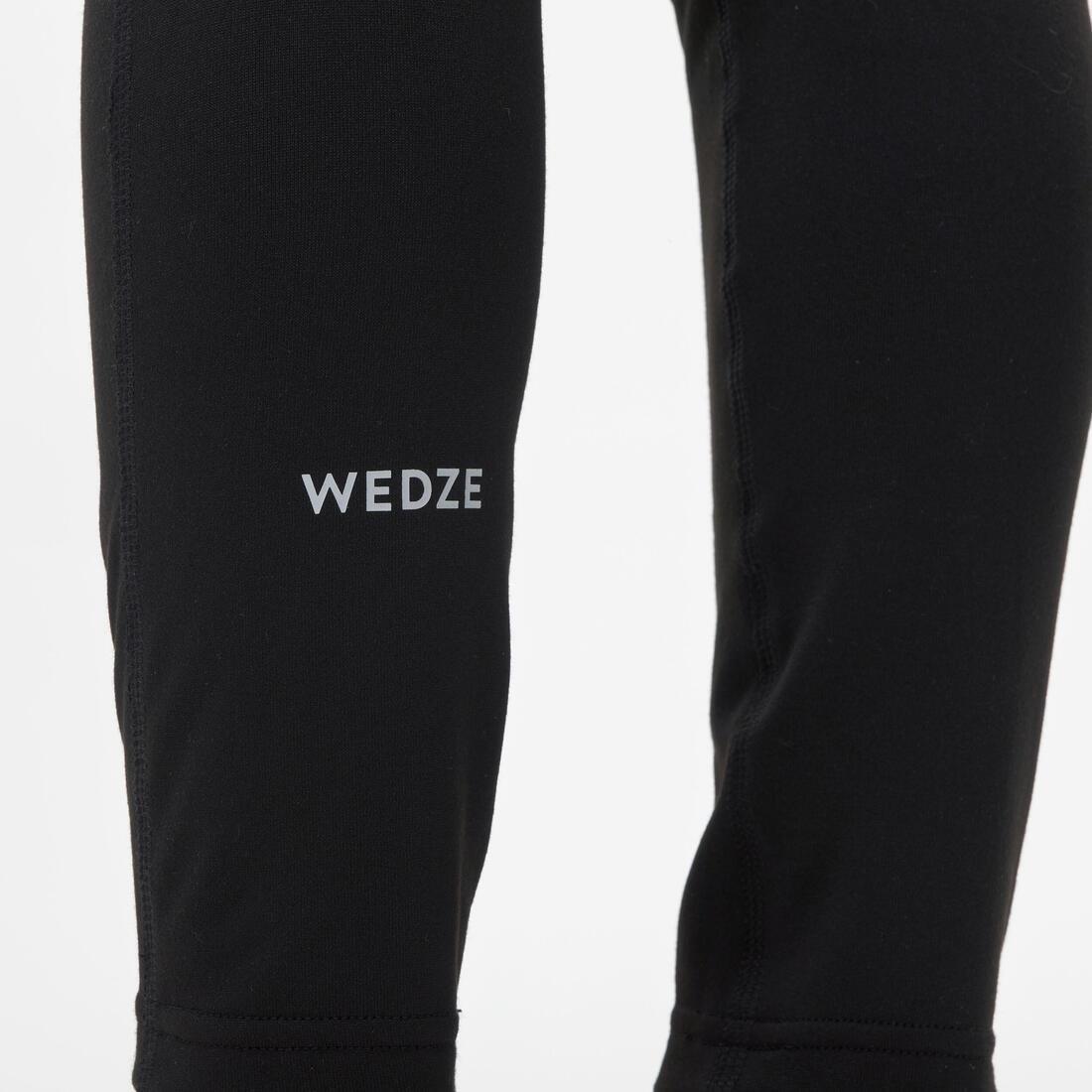 WEDZE - Kids Boys Ski Base Layer Bottoms - Bl 500, Black