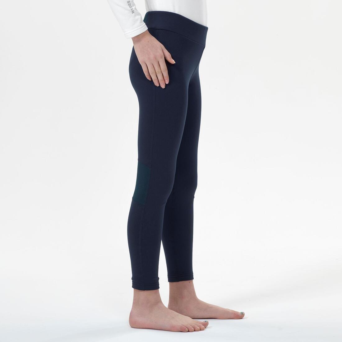 Kids Ski Base Layer Bottoms - Bl 500, Black, , large image number 14
