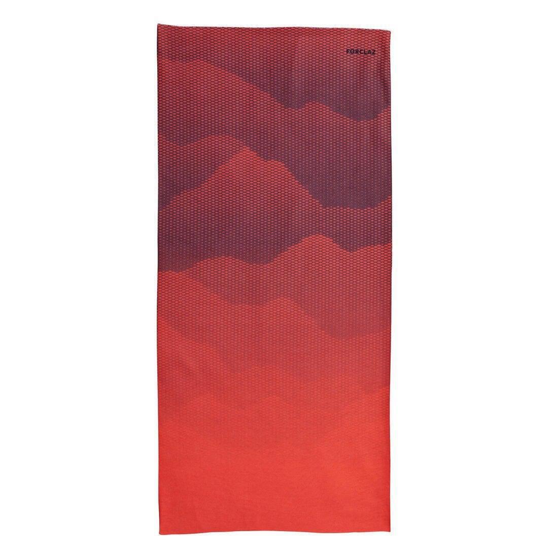Multi-Position Tube Scarf Trek 100, Coral Red, No Color, large image number 3