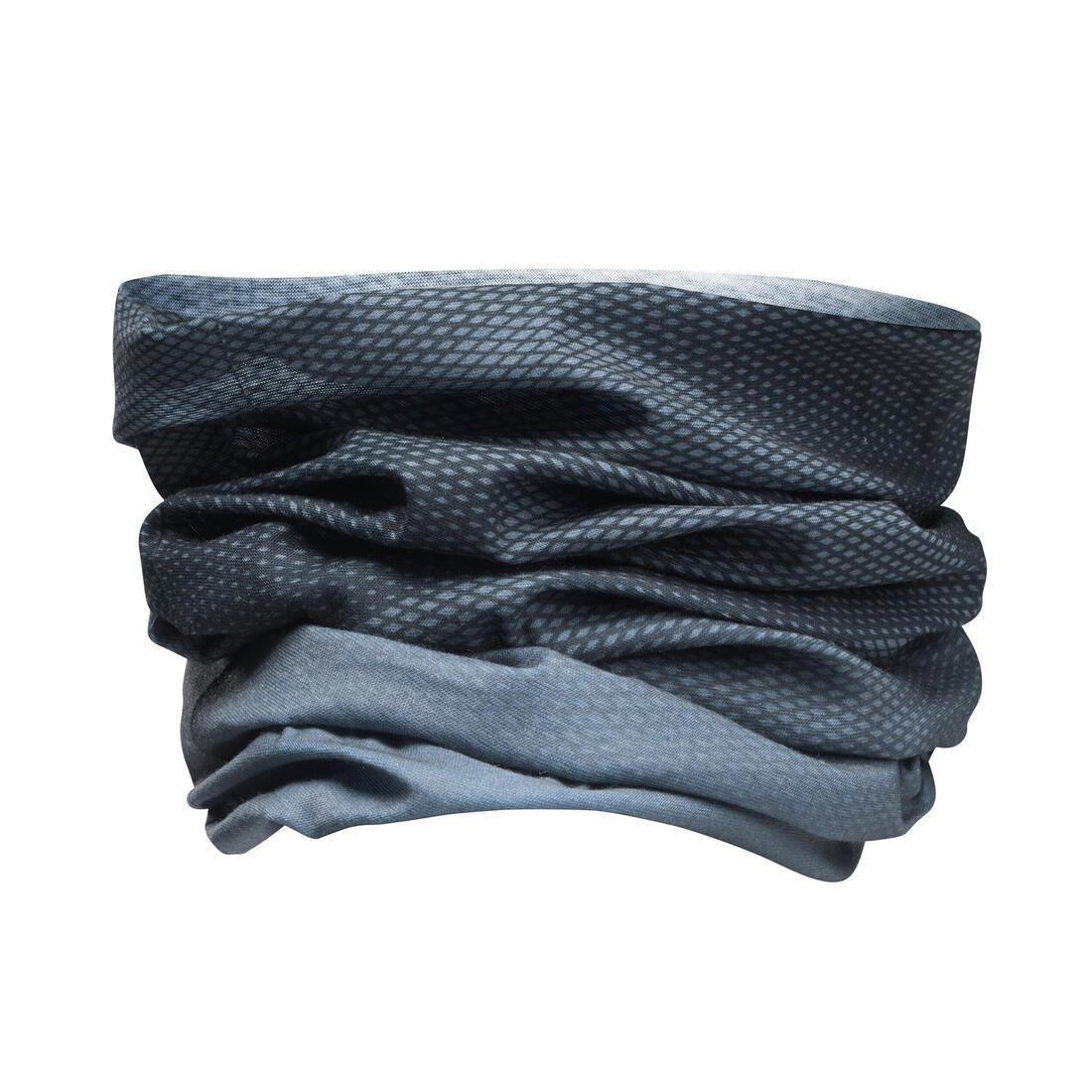 FORCLAZ - Multi-Position Tube Scarf Trek 100, Storm Grey