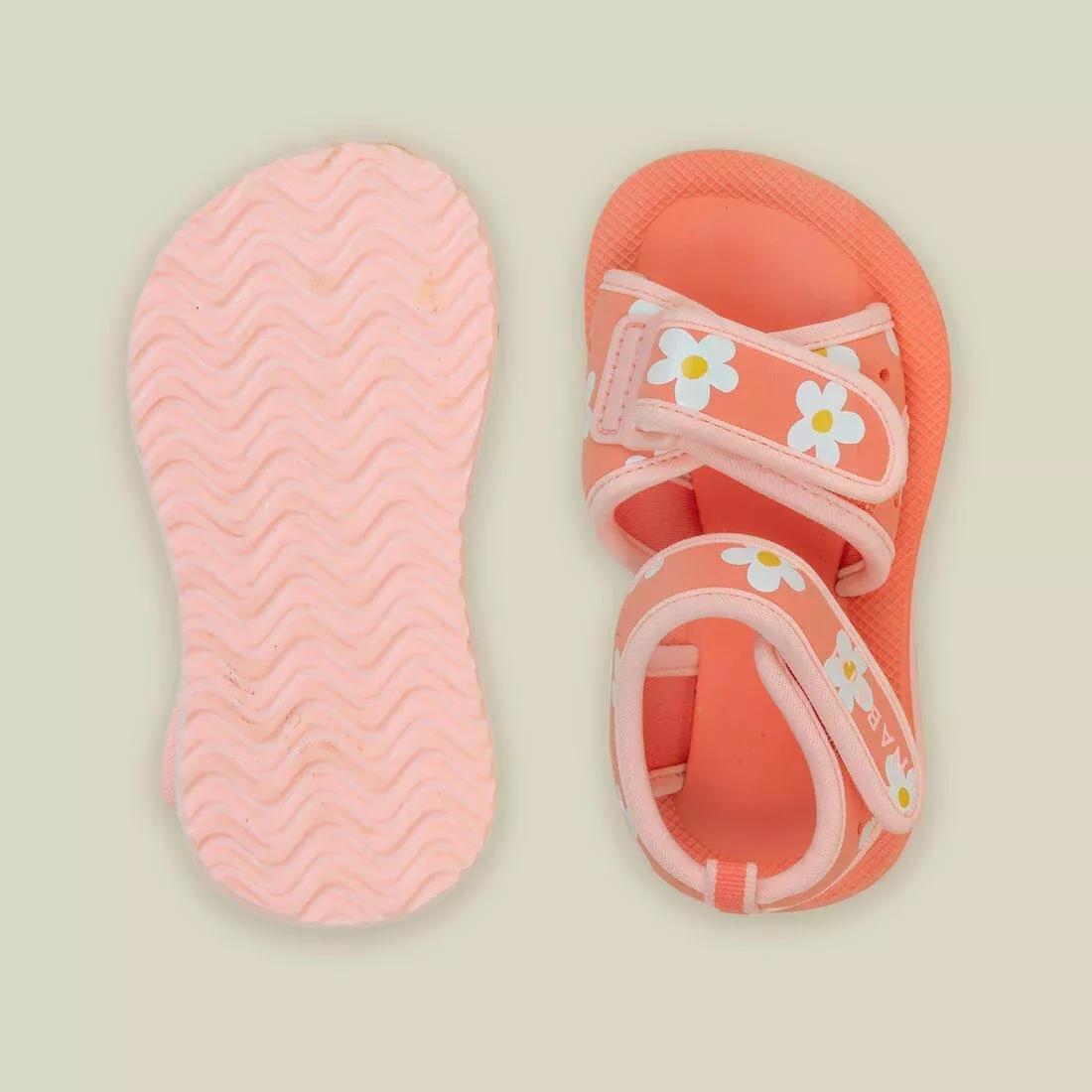 Baby swimming Sandals - flamingo print, Deep Blue, , large image number 10